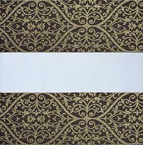 зебра БЕРГАМА 2870 коричневый, 280 см