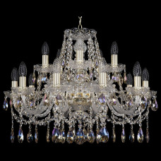 Подвесная люстра Bohemia Art Classic 11.12 11.12.10+5.240.Gd.Sp.K801 Подвесная люстра Bohemia Art Classic 11.12 11.12.10+5.240.Gd.Sp.K801