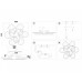 Потолочная люстра Ambrella Light FA FA1704 Потолочная люстра Ambrella Light FA FA1704