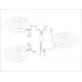 Потолочная люстра Ambrella Light FA FA4545 Потолочная люстра Ambrella Light FA FA4545