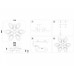 Потолочная люстра Ambrella Light FA FA8938 Потолочная люстра Ambrella Light FA FA8938