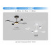 Люстра на штанге Ambrella Light FL FL51631 Люстра на штанге Ambrella Light FL FL51631