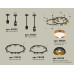 Подвесная люстра Ambrella Light XR XR92221110 Подвесная люстра Ambrella Light XR XR92221110