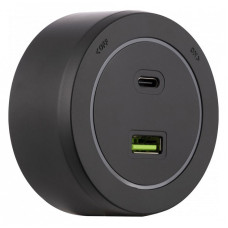 Розетка USB и type C на треке Arte Milano Am-track-sockets-39 399731TS/USB-Type-C Black
