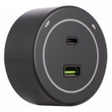 Розетка USB и type C на треке Arte Milano Am-track-sockets-39 399732TS/USB-Type-C Black