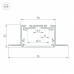Профиль встраиваемый Arlight SL-LINIA 29507 Профиль встраиваемый Arlight SL-LINIA 29507