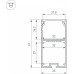 Профиль накладной Arlight SL-LINE 042901 Профиль накладной Arlight SL-LINE 042901