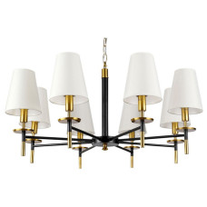 Подвесная люстра Arte Lamp Riccardo A4075LM-8BK Подвесная люстра Arte Lamp Riccardo A4075LM-8BK