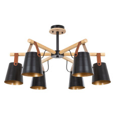 Люстра на штанге Arte Lamp Thomas A7032PL-6BK Люстра на штанге Arte Lamp Thomas A7032PL-6BK
