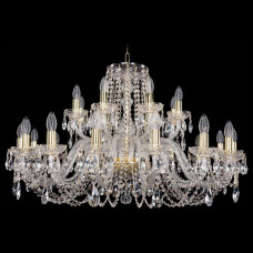 Подвесная люстра Bohemia Ivele Crystal 1402 1402/16+8/360/G Подвесная люстра Bohemia Ivele Crystal 1402 1402/16+8/360/G