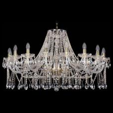 Подвесная люстра Bohemia Ivele Crystal 1413 1413/18/400/G Подвесная люстра Bohemia Ivele Crystal 1413 1413/18/400/G