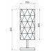 Настольная лампа декоративная Deko-Light Asterope linear 346003 Настольная лампа декоративная Deko-Light Asterope linear 346003
