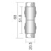 Вставка антискользящая для профиля Deko-Light D Line 710017 Вставка антискользящая для профиля Deko-Light D Line 710017