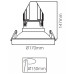 Рамка на 1 светильник Deko-Light  930089 Рамка на 1 светильник Deko-Light  930089