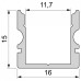 Профиль накладной Deko-Light AU-02-10 970125 Профиль накладной Deko-Light AU-02-10 970125