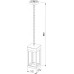 Подвесной светильник Elektrostandard Frame a051858 Подвесной светильник Elektrostandard Frame a051858