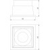Встраиваемый светильник Elektrostandard Quadro a063678