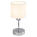Настольная лампа декоративная Escada Denver 1109/1 Chrome/Beige Настольная лампа декоративная Escada Denver 1109/1 Chrome/Beige