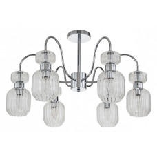 Люстра на штанге Escada Gloss 1141/6PL Chrome/Clear Люстра на штанге Escada Gloss 1141/6PL Chrome/Clear