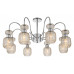 Люстра на штанге Escada Gloss 1141/8PL Chrome/Beige Люстра на штанге Escada Gloss 1141/8PL Chrome/Beige