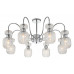 Люстра на штанге Escada Gloss 1141/8PL Chrome/Clear Люстра на штанге Escada Gloss 1141/8PL Chrome/Clear
