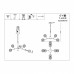 Подвесная люстра EVOLUCE Andria SLE220803-08 Подвесная люстра EVOLUCE Andria SLE220803-08