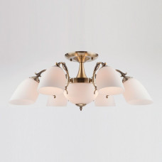 Потолочная люстра Eurosvet Ariele 22010/6+2 античная бронза