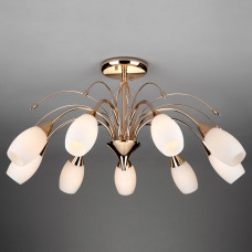 Люстра на штанге Eurosvet Ginevra 22080/9 золото Люстра на штанге Eurosvet Ginevra 22080/9 золото
