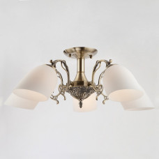 Люстра на штанге Eurosvet Ariele 22010/5 античная бронза Люстра на штанге Eurosvet Ariele 22010/5 античная бронза