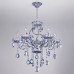 Подвесная люстра Eurosvet Darfina 3015/5 хром/лазурный хрусталь Strotskis Подвесная люстра Eurosvet Darfina 3015/5 хром/лазурный хрусталь Strotskis