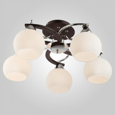 Потолочная люстра Eurosvet Larion 9654/5 хром/венге Потолочная люстра Eurosvet Larion 9654/5 хром/венге