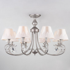 Люстра на штанге Eurosvet Incanto 60069/8 серебро Люстра на штанге Eurosvet Incanto 60069/8 серебро