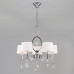 Подвесная люстра Eurosvet Madera 10093/5 хром/прозрачный хрусталь Strotskis Подвесная люстра Eurosvet Madera 10093/5 хром/прозрачный хрусталь Strotskis