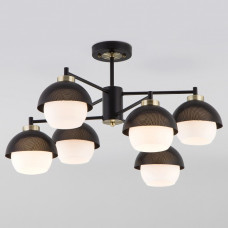 Люстра на штанге Eurosvet Nocciola 70106/6 черный Люстра на штанге Eurosvet Nocciola 70106/6 черный