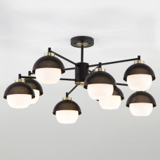 Люстра на штанге Eurosvet Nocciola 70106/8 черный Люстра на штанге Eurosvet Nocciola 70106/8 черный