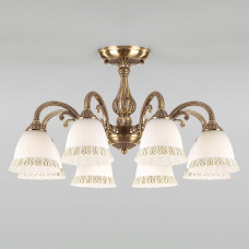 Люстра на штанге Eurosvet Campina 60107/8 античная бронза Люстра на штанге Eurosvet Campina 60107/8 античная бронза