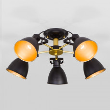 Потолочная люстра Eurosvet Denley 70112/5 черный Потолочная люстра Eurosvet Denley 70112/5 черный