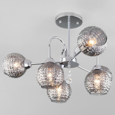 Люстра на штанге Eurosvet Ottawa 30175/6 хром Люстра на штанге Eurosvet Ottawa 30175/6 хром