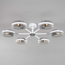 Люстра на штанге Eurosvet Gallo 70121/6 белый Люстра на штанге Eurosvet Gallo 70121/6 белый