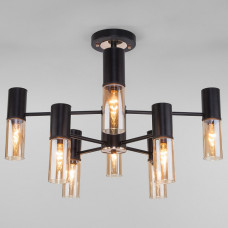 Люстра на штанге Eurosvet Tesoro 70125/8 черный Люстра на штанге Eurosvet Tesoro 70125/8 черный