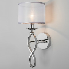 Бра Eurosvet Fabiola 60124/1 хром (60109/1) Бра Eurosvet Fabiola 60124/1 хром (60109/1)