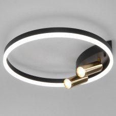 Накладной светильник Eurosvet Luminari 90247/3 черный/золото Smart Накладной светильник Eurosvet Luminari 90247/3 черный/золото Smart