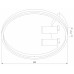 Накладной светильник Eurosvet Luminari 90247/3 белый/хром Smart Накладной светильник Eurosvet Luminari 90247/3 белый/хром Smart