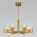 Подвесная люстра Eurosvet Arganie 60133/6 латунь Подвесная люстра Eurosvet Arganie 60133/6 латунь