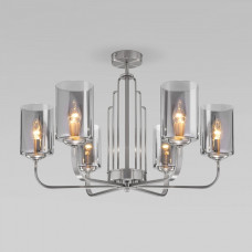 Люстра на штанге Eurosvet Defi 60138/6 сатин-никель Люстра на штанге Eurosvet Defi 60138/6 сатин-никель