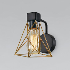 Бра Eurosvet Trappola 70107/1 черный/латунь Бра Eurosvet Trappola 70107/1 черный/латунь