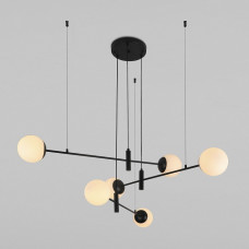 Подвесная люстра Eurosvet Planet 70146/6 черный Подвесная люстра Eurosvet Planet 70146/6 черный