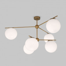 Люстра на штанге Eurosvet Marbella 60147/6 латунь Люстра на штанге Eurosvet Marbella 60147/6 латунь