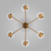 Люстра на штанге Eurosvet Spritz 70217/6 латунь Люстра на штанге Eurosvet Spritz 70217/6 латунь