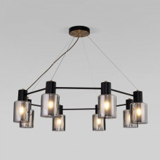 Подвесная люстра Eurosvet Notion 70219/8 черный/античная бронза Подвесная люстра Eurosvet Notion 70219/8 черный/античная бронза